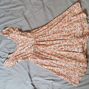 Floral dot dot smile dress